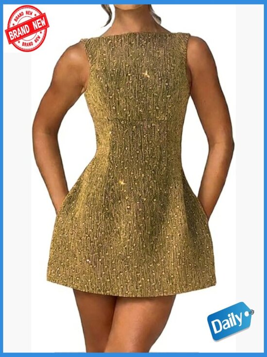 Dresses & Skirts - Sexy Backless Mini Dress Sleeveless Off Shoulder Party Club Night Out